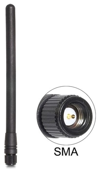 Delock - Antenne ZigBee 868 MHz SMA 2 dBi starr