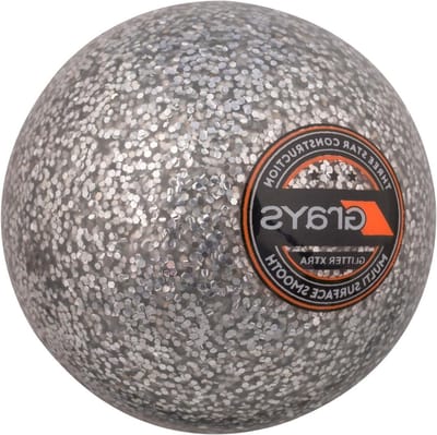 Hockey Bal - Glitter Bal - Hockey Wedstrijden - Hoog Reflecterende Glitter - 5.5 oz - Zilver