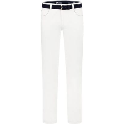 Com4 Broek Swing Front Cotton Wit / male