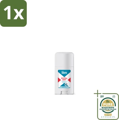 1 x Odorex Extra Dry Stick 40 ml- Geurloos - Droog - Anti-zweet - Zweetvermindering - Huidvriendelijk