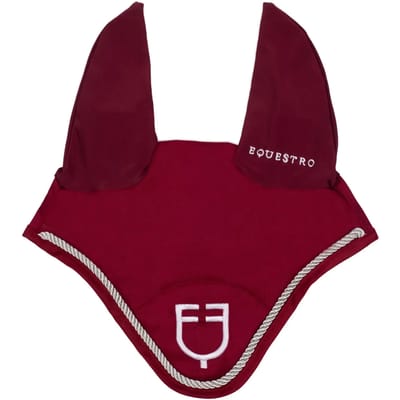 Vliegenmasker voor paard met trekkoord Equestro