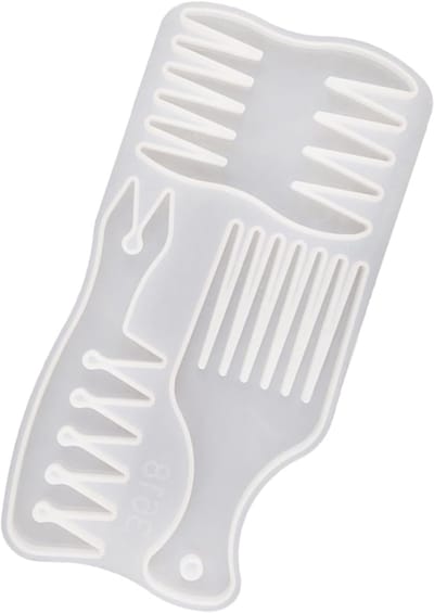 Kam Vorm - Ambacht Gieten Mal - Doe-het-zelf Knutselen - Flexibel Siliconen Materiaal - 25 x 12 cm - Zoals Afgebeeld