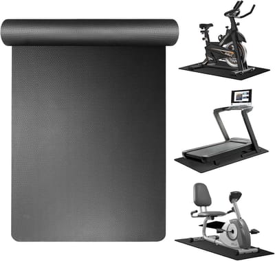 Beschermende Trainingsmat voor Hometrainer en Hometrainer - Geluiddempend en Vloerbescherming
