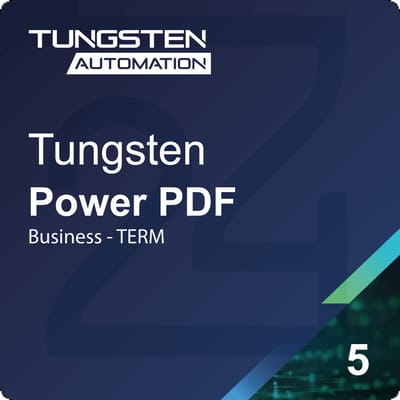 Tungsten Power PDF 5 Business TERM Corporate 1 Jaar 5 - 24 User