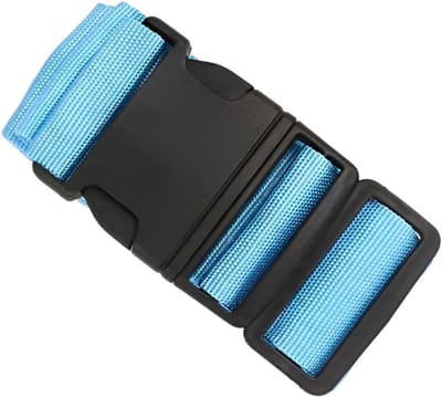 Dikke Reisbagagestraps met Snelle Ontgrendeling - Verstelbare Luggage Strap voor Koffers en Bagage, Blauw, Ideaal voor Veiligheid en Comfort tijdens het Reizen