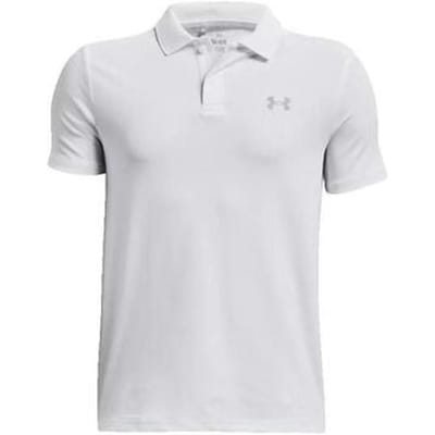 Under Armour Golf Performance Junior Polo Met Korte Mouwen Wit 8 Years Jongen