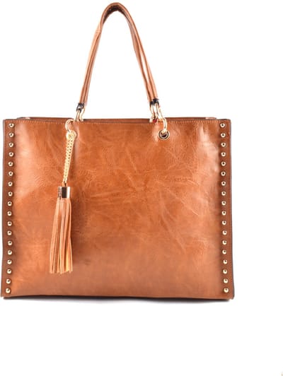 Giuliano Schooltas/Handtas - cognac