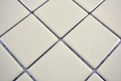 Mozaïektegels Keramiek - Wandbekleding Tegels - Badkamer Decoratie - Glanzende Afwerking - 10 Matten - Beige