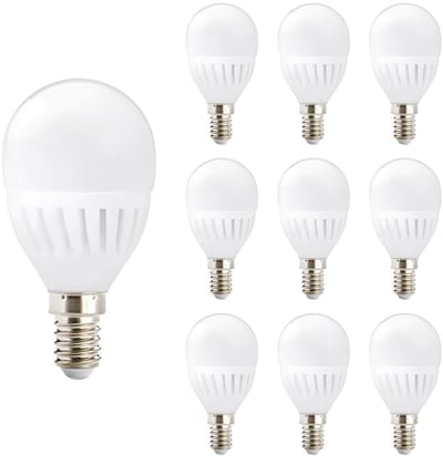 Kobi Premium LED Lamp E14 - 9W - 900lm - 3000K Warm Wit - 230V - Ø45mm - Voor Tafellamp, Nachtkastlamp of Compact Armatuur - 10 stuks