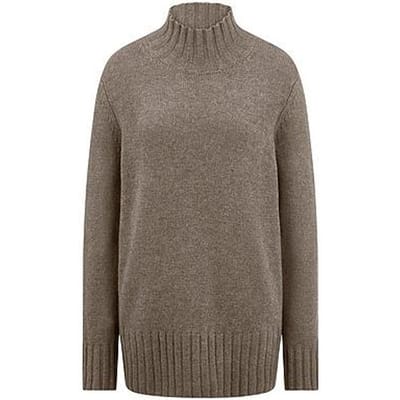 Lange trui Van Peter Hahn beige