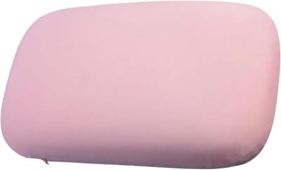 Kampeer Kussen - Reiskussen Hoofdkussen - Ontspannen Reizen - Verkoelend Geheugenschuim - 34x24x10cm - roze