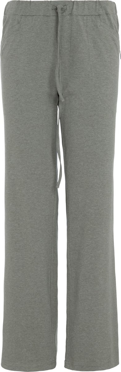 Knit Factory Lily Broek - Dames broek - Dames pantalon - Pantalon met steekzakken - Lange broek - Superzacht door 96% viscose en 4% elastaan - Elastisch - Wijde broek - Broek voor in de lente, zomer en Herfst - Urban Green - S
