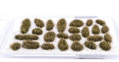 Dailygoods- Statisch Gras 32 Stuks - Zelfklevend - 6 mm Hoog - Kunstgras - Modellering - Wargaming - Realistische Stijl - Modelgras