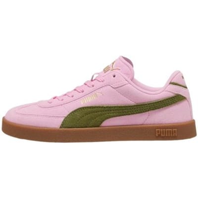 PUMA Puma Club II Era Suede Unisex Sneakers - Pink Shimmer-Olive Green