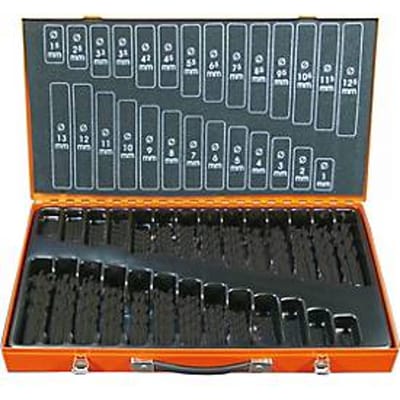 Projahn draaiboorset ECO, HSS-R, 220-delig, Ø 1-13 mm / 0,5 mm-stappen, in boormagazijn