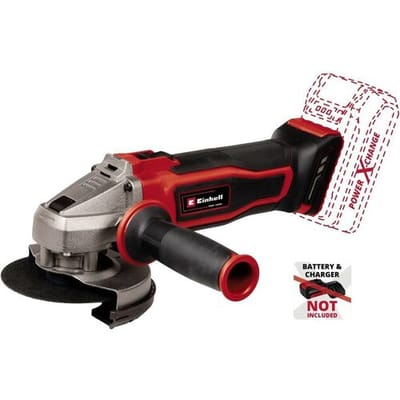 Einhell Power X-Change TE-AG 18/115 Q Li Solo 4431165 Haakse accuslijper 115 mm Zonder accu, Zonder lader, Incl. snelspanmoer 0 W 18 V 0 mAh