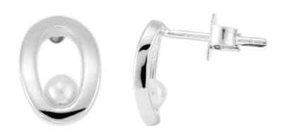 AKZENT Akzent damesoorbel "Alia" van 925 Sterlingzilver, gerhodineerd, duurzaam