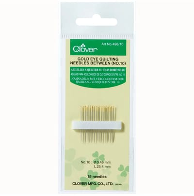 Gold Eye Quilting Needles No 10 kr