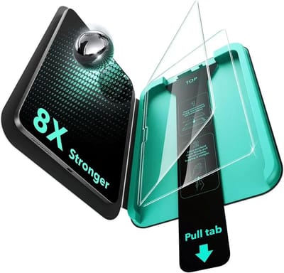 ESR Armorite UltraFit Tempered Glass Geschikt voor iPad 11 (2025) A16 / 10.9 (2022) - Screen Protector met Tray - Gemakkelijke Installatie - 2-Pack