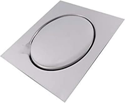 Vloerafvoer Putje - Douche Afvoer - Water Afvoeren - Eenvoudig Reinigen - 15x15 cm - Zilverkleurig