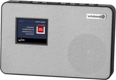 Digitale Radio - Wekker Radio - Muziek Luisteren - DAB+ Ontvangst - Compact Formaat - Zwart Zilver
