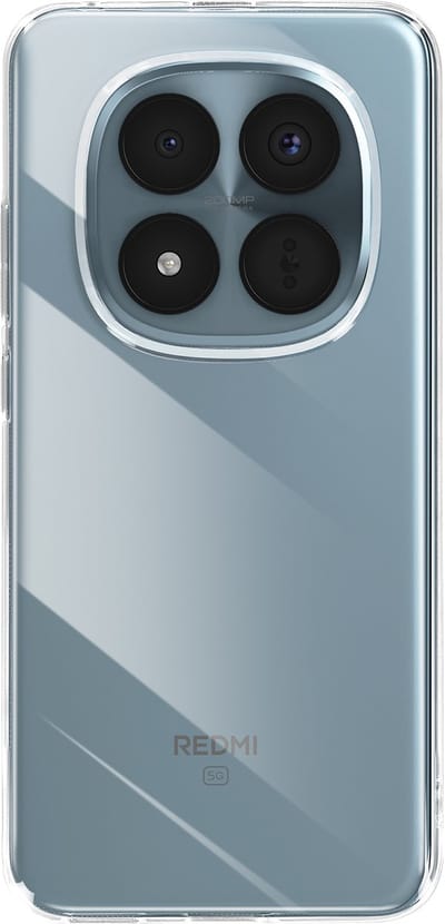 Mayaxess, Hoesje voor Redmi Note 15 Pro Plus 5G van Zacht Schokbestendig Siliconen, Transparant