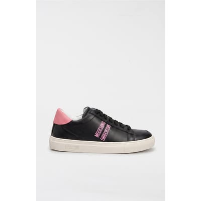 Moschino Calfskin Sneakers Black Größe: 36 | Trainers Outlet | Damen | Schwarz