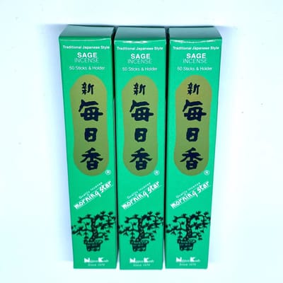 Morning Star - Sage Incense - wierook stokjes - 3-pack