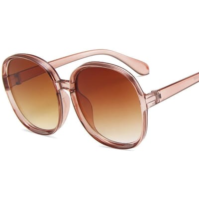 Nieuwe Grote Montuur Trendy Zonnebrillen voor Mannen en Vrouwen Ronde Modieuze Brillen Ovalen Zonnebrillen Literaire Artistieke Retro Brillen