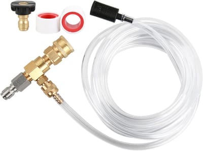 Injectorkit Hogedrukreiniger - Zeep Doseerder - Snel Schoonmaken - Verstelbare Klep - 3/8 Inch - Veelkleurig