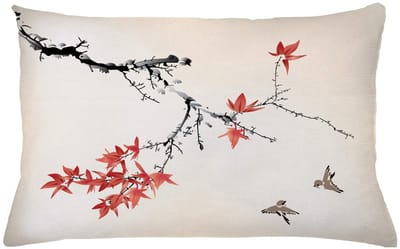 ABAKUHAUS Kussenhoes – 65x40 cm – Beidzijdig bedrukt – Rits – Kleurvast
