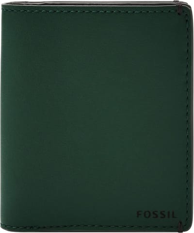 FOSSIL Kaarthoes Joshua Vegan Cactus Front Pocket Wallet Pine Green Groen