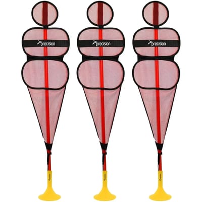Precision - Trainingspoppen 170 centimeter - Vrijetrap poppen - Polyester - Wit/rood