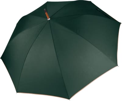 Kimood Automatische Paraplu KI2020 - Bottle Green / Beige - One size