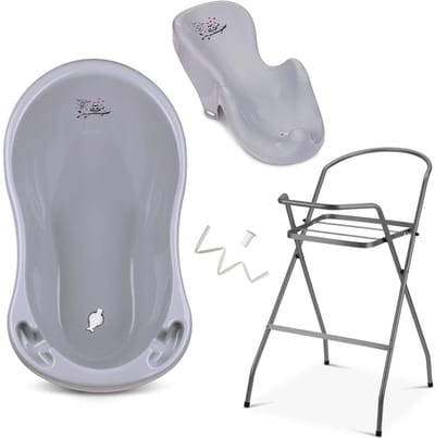 DailySupplies® Baby Badje met Standaard - Inklapbaar Bad - Zitbad - Bath Bucket