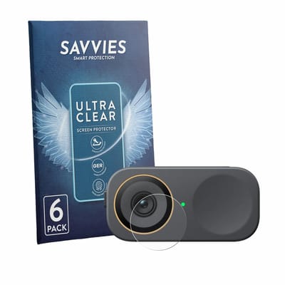 Savvies - Screenprotector voor Insta360 Link 2C Pro (Lens) - Folie Beschermfolie transparant 6 Stuks