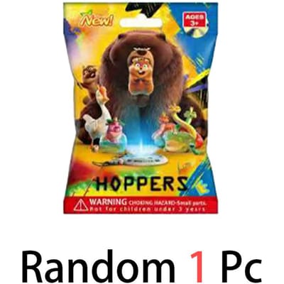 2026 Hoppers Blind Box Serie Anime Figuren Ornamenten Poppen Kinder Verjaardagscadeau Willekeurige Blind Box Hoge Kwaliteit yellow
