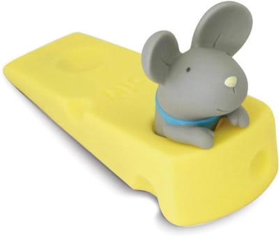 Deurstop Dier - Huisdier Wig - Deur Opvang - Creatief Decoratief Ontwerp - 0.35-1 Inch - Muis Grijs