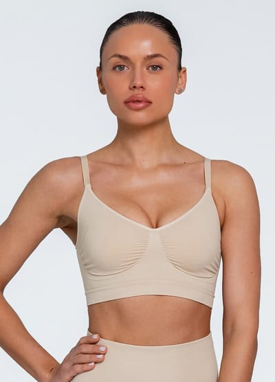 Giulia Bra Shapewear – Corrigerend Bra – Seamless – Dames – Verstelbare Bandjes -L/XL - Light Nude