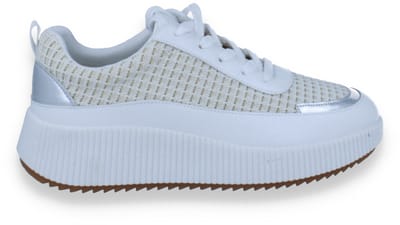Double Heart Dames Sneaker | Wit | Maat: 38