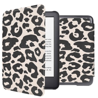 imoshion Design Slim Hard Case Bookcase voor de Amazon Kindle (2024) / Amazon Kindle (2022) 11th gen - Leopard