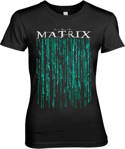 The Matrix Dames Tshirt -S- The Matrix Zwart