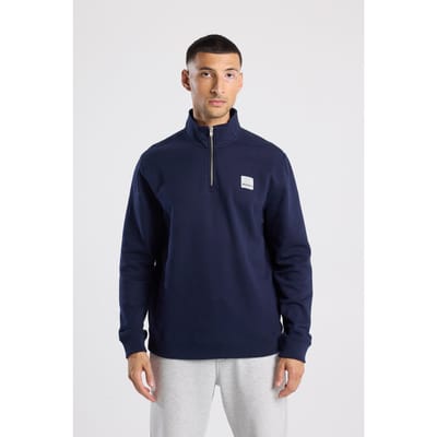 America Today Stephan Halfzip Dark Blue Maat: XS | Sweaters Outlet | Heren | Blauw