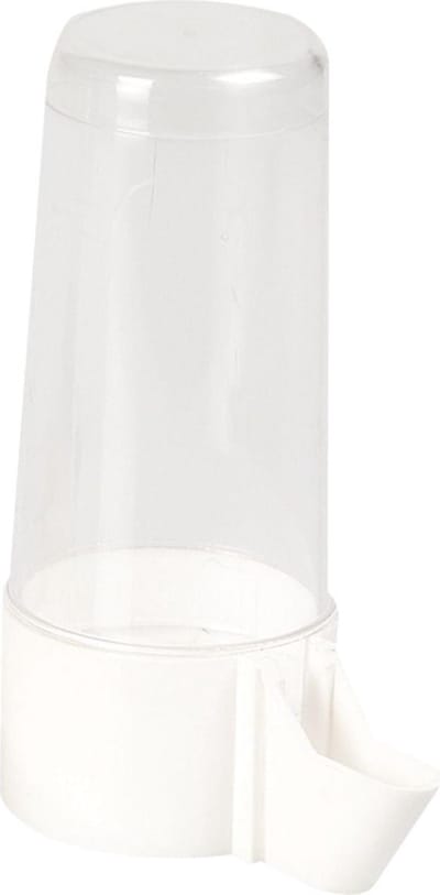 Flamingo Vogelaccessoire Super Clic Fontein - Bruin/Beige:Wit - 5.5 x 5.5 x 13.5 cm