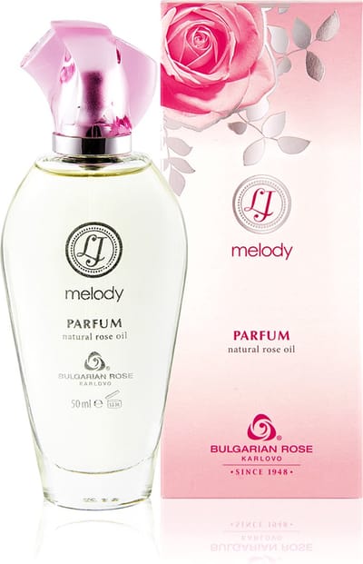 Parfum Lady's Joy Melody | Fruitig-bloemige langdurige parfum met 100% natuurlijke Bulgaarse rozenolie en rozenwater