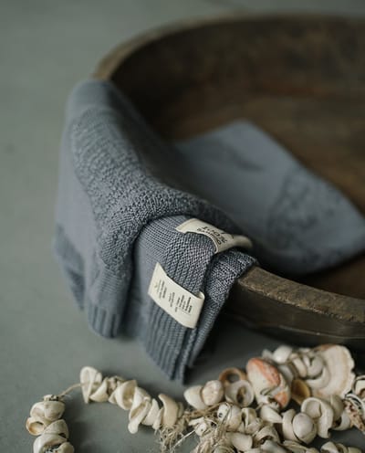 Bold Bamboo babydeken Freja - 100% Organisch Bamboe - Knit - Donkergrijs