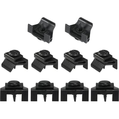 10 Stuks Voorbumper Klemmen Spatbord Retainer Fastener Voor Toyota 53879-28010 black