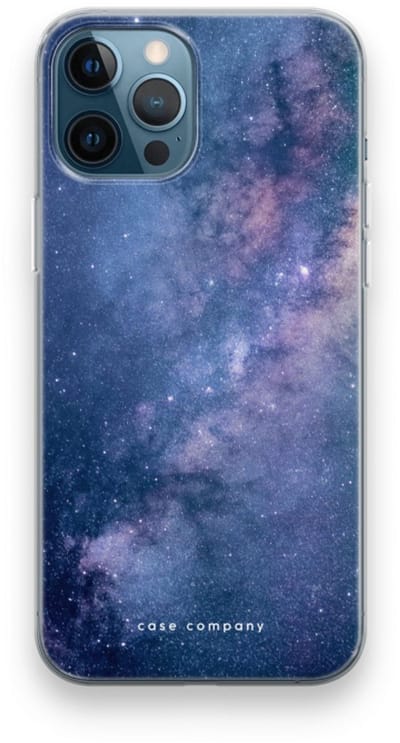 Case Company® - Hoesje geschikt voor iPhone 12 Pro hoesje - Nebula - Soft Cover Telefoonhoesje - Bescherming aan alle Kanten en Schermrand