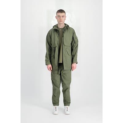 Alpha Industries Utility Fishtail Jacket Uv Sage-green Maat: S | Lichte Jassen Outlet | Heren | Groen
