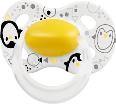 Medela Baby Fopspeen Original Hoge acceptatie orthdontisch ergonomische vorm - Sunshine Yellow - 0-6 maanden - 1 stuks